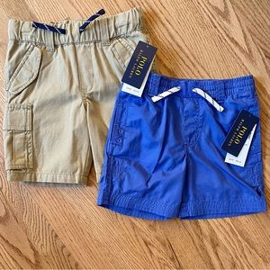 NWT Polo Ralph Lauren 2 pairs of boys shorts, 4T